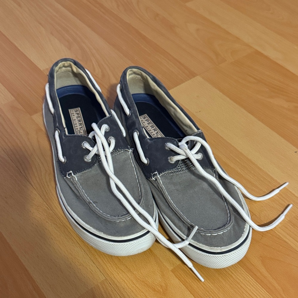 Sperry Men's Two-Tone Gray Boat Shoes